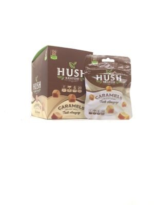 Hush Kratom Infused Caramels 6pk