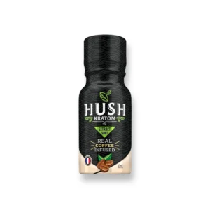 hush kratom extract shot coffee infused 10ml 03817