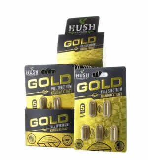Hush Gold Kratom Extract Capsules